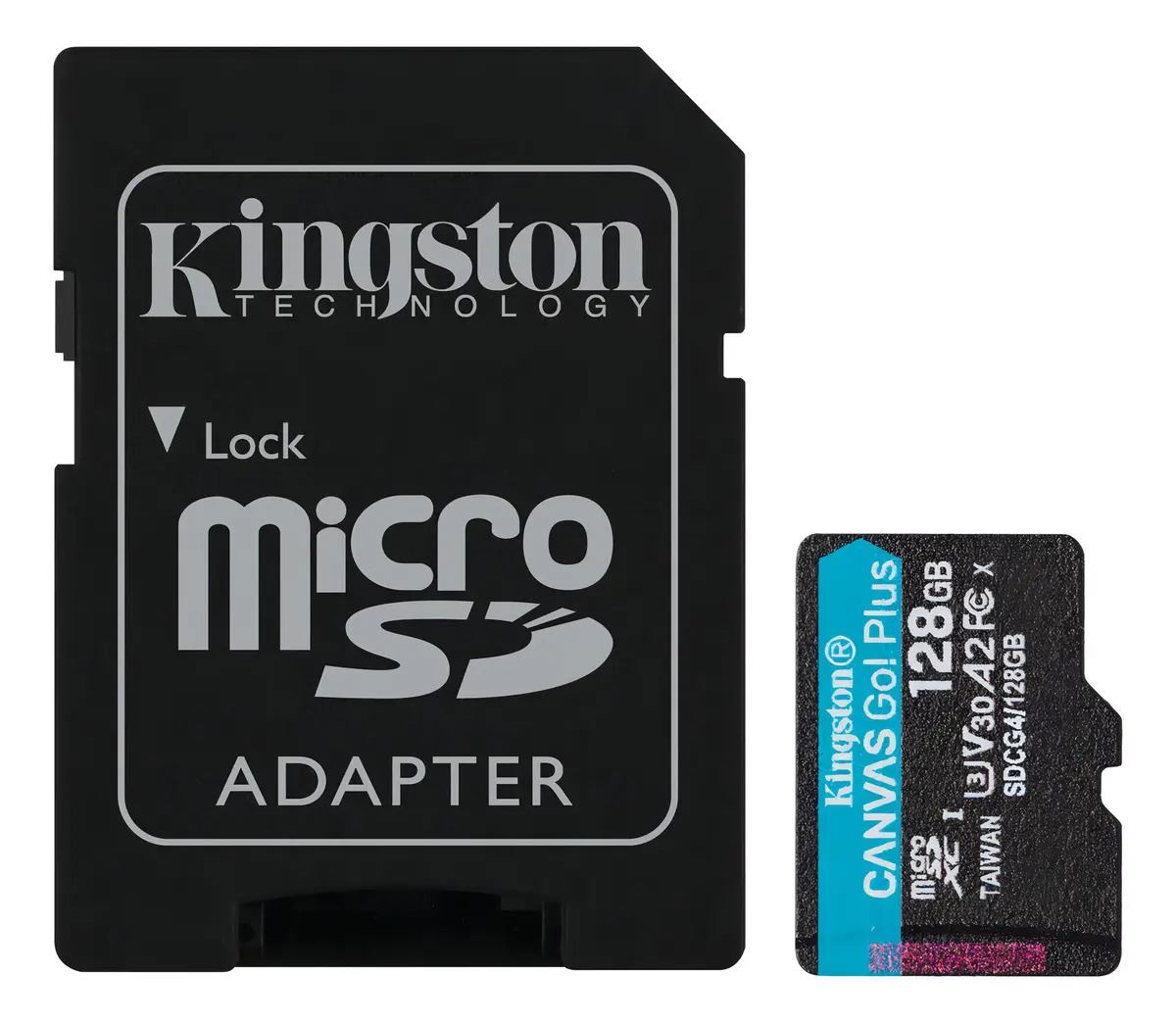 Kingston 128GB Canvas Go Plus Gen 4 U3 MicroSDXC - SDCG4/128GB